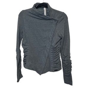 Lululemon gray ruched jacket. 6